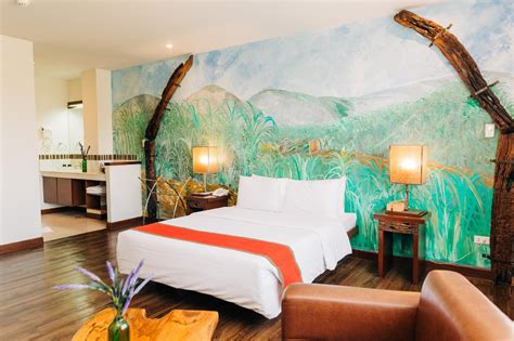 Rooms available at Nature's Village Resort .